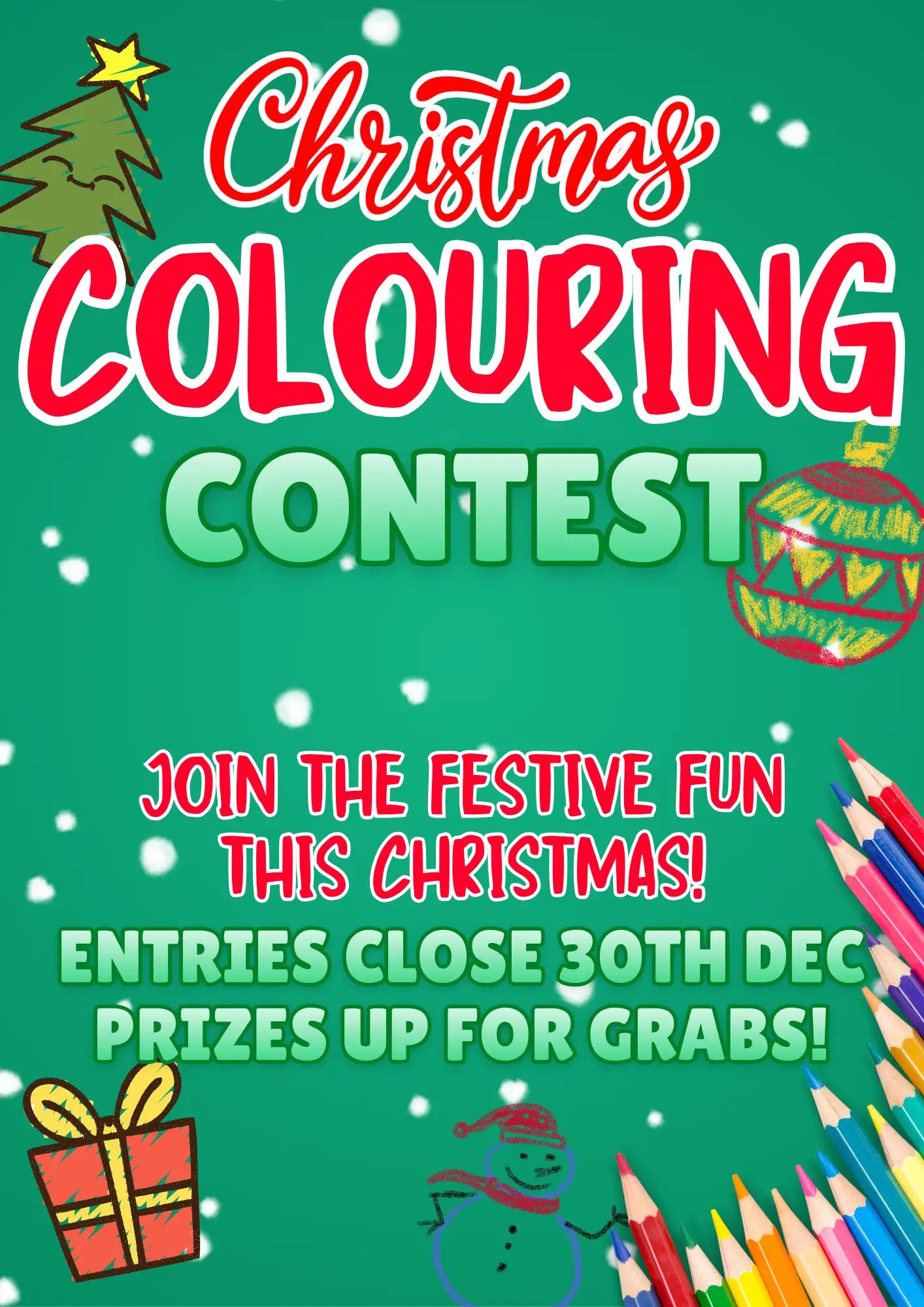Christmas Colouring Comp!