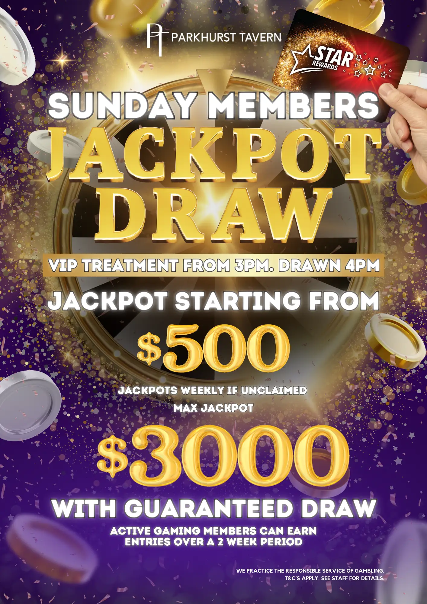 Sunday Members Jackpot